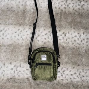 Opening Ceremony Satin Mini Crossbody Bag - Army Green
